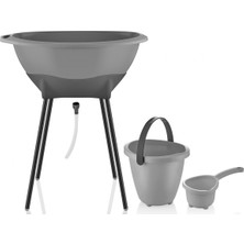 Empressco Babyjem Elegant Yenidoğan Bebek Banyo Küvet Seti Soft Gri - Fiyatı, Yorumları