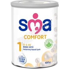 Sma Comfort 1 No Bebek Sütü 400 gr 0-6 Ay İçin Geliştirilmiş Patentli İçerik