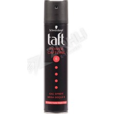 4 Adet Taft Power Caffeine Saç Spreyi 250 ml