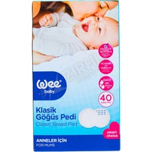 2 Adet Wee Baby Klasik Göğüs Pedi 40 Lı
