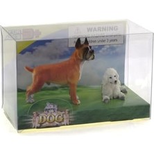 Vuralsin38 Boxer ve Kaniş Model Hayvan Köpek