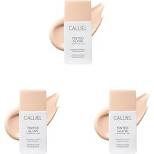 Vuralsin38 Calliel Günlük Renkli Likit Güneş Kremi Hafif Yapı Ton Eşitleyen Spf 50 – 01-50 ml (3 Paketi)