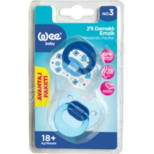 4 Adet Wee Baby 2 Li Damaklı Emzik No:3