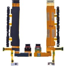 Marsilyan Sony Xperia Z3+ Plus  Z4 3g Versiyon Yan Ses Şarj Soket Film