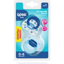 2 Adet Wee Baby 2 Li Damaklı Emzik No:1