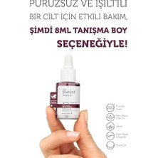 Vuralsin38 The Purest Solutions Aha & Bha Canlandırıcı ve Cilt Tonu Eşitleyici Kırmızı Peeling Cilt Serumu, Seyahat Boy 8 ml