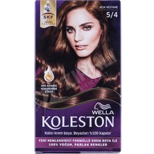 2 Adet Koleston Saç Boyası 5.4 Açık Kestane