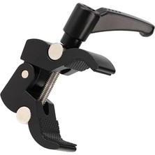Vuralsin38 Ayex Çok Fonksiyonlu Kelepçe Super Clamp Tutucu, 47 Mm'ye Kadar Borular, Masalar ve Tripodlar Için