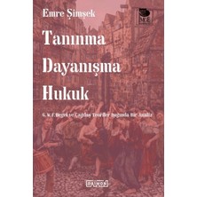 Daimon Yayınları Tanınma Dayanışma Hukuk