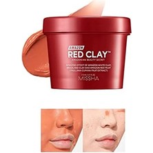 Vuralsin38 Yağlanma ve Gözenek Karşıtı Kırmızı Kil Maskesi Amazon Red Clay Pore Mask