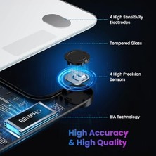 Vuralsin38 Bluetooth Vücut Yağ Ölçeği, Dijital Akıllı Banyo Ağırlık Ölçekleri, Akıllı Telefon Uygulamalı Vücut Kompozisyonu Analiz Cihazı Için, Fitness Için 13 Vücut Kompozisyonu Ölçümü, Beyaz