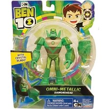 Vuralsin38 Ben 10 BEN61000 Alien Aksiyon Figürleri Metalik Temalı Başlık, Çok Renkli, 8 x 3 x 10 cm