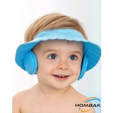Empressco Hombak Bebek Banyo Şapkası Duş Başlığı Ayarlanabilir Düğmeli Çocuk Küvet Göze Su Kaçırmayan Mavi Şapka - Fiyatı, Yorumları