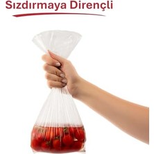 Vuralsin38 3'lü Çok Al Az Öde Ekonomik Paket Orta Boy 60'lı Buzdolabı Poşeti, Sızdırmaz & Bpa Içermez Gıda Saklama Torbası, Et, Tavuk, Balık, Sebze, Meyve, Çorba, Sos, Peynir, Kuruyemiş, Sandviç