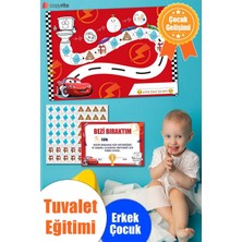 Empressco Copyrite Erkek Eğlenceli ve Eğitici Tuvalet Eğitimi Stickerli Su Geçirmez Pvc Pano - Fiyatı, Yorumları