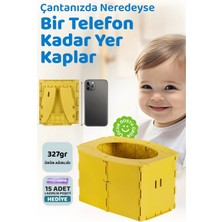 Empressco Katlanabilir Seyahat Çocuk Tuvaleti, Pratik ve Taşınabilir Sarı Renk - Fiyatı, Yorumları