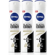 Vuralsin38 Kadın Sprey Deodorant & Invisible Ipeksi Pürüzsüzlük, Ter ve Ter Kokusuna Karşı 48 Saat Anti-Perspitant Koruma 150MLX3 Adet