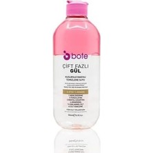 Vuralsin38 Bote Skin Care Çift Fazlı Makyaj Temizleme Suyu 400 ml Gül