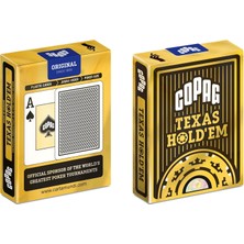 Vuralsin38 Copag Texas Hold'em Endeks Oyun Kartları, Siyah
