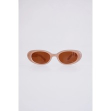 FullaModa Oval Çerçeveli Güneş Gözlüğü