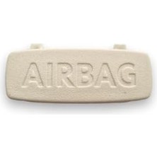 Vuralsin38 Yan Hava Yastığı Airbag Yazı Kapağı Bej 5G0853437 Vw Caddy ile Uyumlu 2016-2020