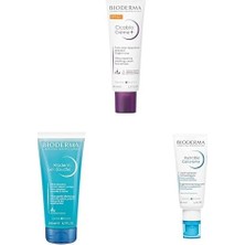 Vuralsin38 Cicabio Cream+ Spf 50 + Atoderm Kuru ve Hassas Ciltler Için Temizleyici Duş Jeli 200 ml + Hydrabio Gel-Cream Niasinamid ve E Vitamini Içeren Jel Dokulu Nemlendirici Yüz Kremi 40 ml
