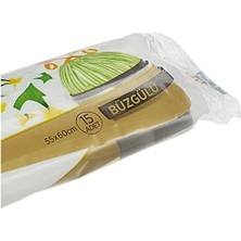 Vuralsin38 Yasemin Kokulu Büzgülü Orta Boy 15'li Çöp Torbası 55 x 60 cm (1 x 15 Adet) 3lü Paket