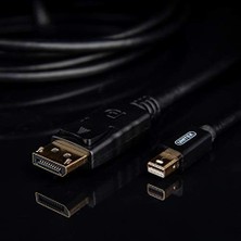 Vuralsin38 Unıtek Y-C611BK Mini Ekran Portu/ekran Portu Kablosu M/2 M Siyah