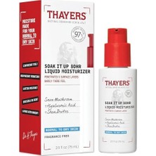 Vuralsin38 Thayers Soak It Up 80HR Sıvı Nemlendirici, Hyaluronik Asit ve Kar Mantarlı Yüz Nemlendirici, Dermatolog Normal ve Kuru Ciltler Için Test Edilmiş Cilt Bakımı, 2.5 Oz