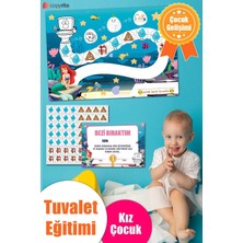 Empressco Copyrite Kız Eğlenceli ve Eğitici Tuvalet Eğitimi Stickerli Su Geçirmez Pvc Pano - Fiyatı, Yorumları