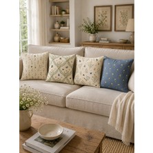 Pikko Home Doğal Uyum 4'lü Dijital Baskı Polyester Kırlent Kılıf Seti(Kr)