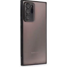 TeknoKapsül Galaxy Note 20 Kılıf Lensli Silikon - Siyah