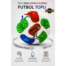 Selvira 2026 Dünya Kupası Özel Tasarım 5 Numara Futbol Topu – Profesyonel Dikişli Maç ve Antrenman Topu