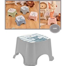 Empressco Alpmodel Kaydırmaz Tabanlı Çocuk Taburesi Desenli Banyo Lavabo Yükseltici Tabure - Fiyatı, Yorumları
