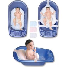 Empressco Sevi Bebe Çok Fonksiyonlu Bebek Yıkama Filesi ve Minderi ART-8697 Mavi Mavi - Fiyatı, Yorumları