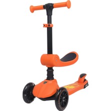 Alvera Collection L52IN1-O Lamborghi̇ni̇ Li̇sansli Katlanir Oturakli Işikli Scooter Turuncu