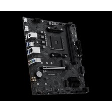 MSI Msı Pro B550M-B Am4 Ddr4 4600(OC) HDMI Dp 2x M.2 USB 5gbps Matx