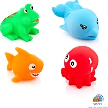 Empressco Sozzy Toys Neşeli Banyo Oyuncakları 4lü Büyük Boy Sevimli Hayvanlar - Fiyatı, Yorumları