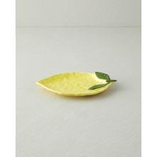 English Home Lemonella Seramik Kayık Tabak 22X15X3 cm Sarı