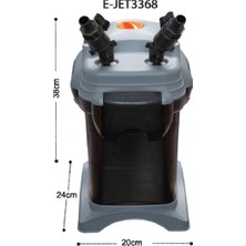 E-Jet Mixdepo Jet 3368 Dış Filtre 1650 L/h
