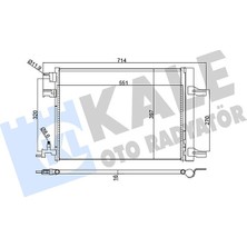 Kale Mixdepo Klima Kondenseri Astra J-Cruze-Zafira C 1.4-1.6 A14-B14-D14 Net-Nel/ A16-B16 Xer-Let 570X388X16