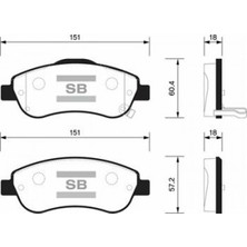 SANGSIN Mixdepo Ön Balata Honda Crv Iii 2.0 I Vtec-2.2 I Ctdi 07 GDB3445