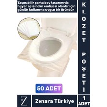Empressco Zenara Çanta Boy Avm Tuvalet Günlük Tek Kullanımlık Hijyenik Tam Kaplama Klozet Kapak Poşeti 50 Adet - Fiyatı, Yorumları