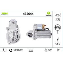 Valeo Mixdepo Mars Motoru 12V 2.0kw 11 Dis Mercedes W124 W202 W203 W210 W211 W638 W639 B901 B904