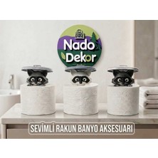 Empressco Nado Dekor Sevimli Rakun Banyo Aksesuarı 🦝🧻 1ADET - Fiyatı, Yorumları