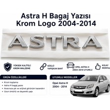 İTHAL Opel Astra H Bagaj Yazısı Amblemi Krom Logo 2004-2014