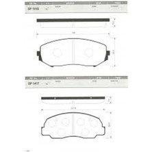 SANGSIN Mixdepo Ön Fren Balata Suzuki Grand Vitara 2.0l J20A JB420 5 Kapı 06- 1.9l F9QB Ddis JB419 05-