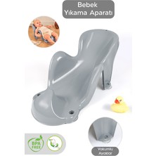 Empressco Meleni Baby Vakum Tabanlı Bebek Yıkama Banyo Aparatı - Bebek Yıkama Koltuğu Küvet Oturağı - Gri - Fiyatı, Yorumları