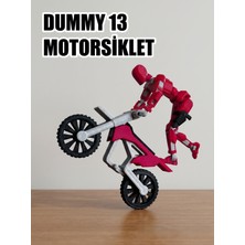 Mekatris Dummy 13 Uyumlu Arazi Motosikleti - Hareketli Eklemli Dirt Bike Figür Aksesuarı Cross Motoru
