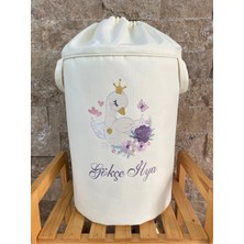 Empressco Hs Home Baby Kuğu Nakışlı Çamaşır & Oyuncak Sepeti - Fiyatı, Yorumları